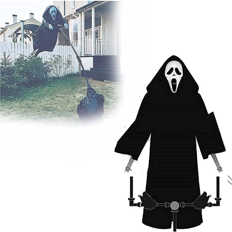 Garden Ghostface Scream Scarecrow