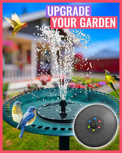 AviGlow - RGB Solar Bird Bath Fountain - MTR210