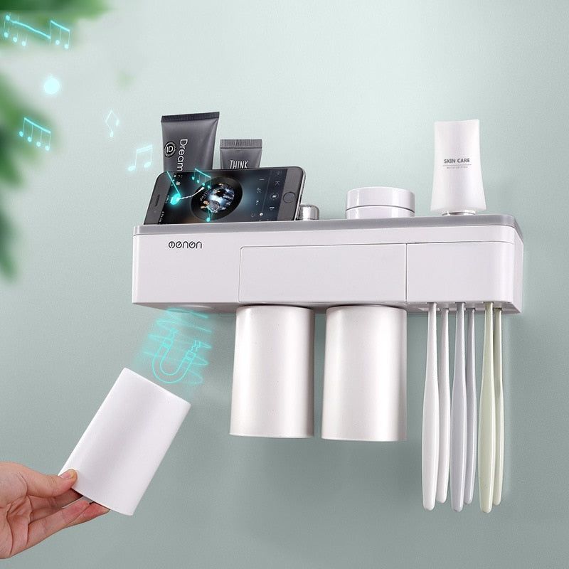 BATHROOM TOOTHBRUSH HOLDER & ACCESSORY ORGANIZER - MTR210