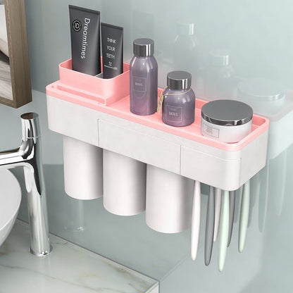 BATHROOM TOOTHBRUSH HOLDER & ACCESSORY ORGANIZER - MTR210