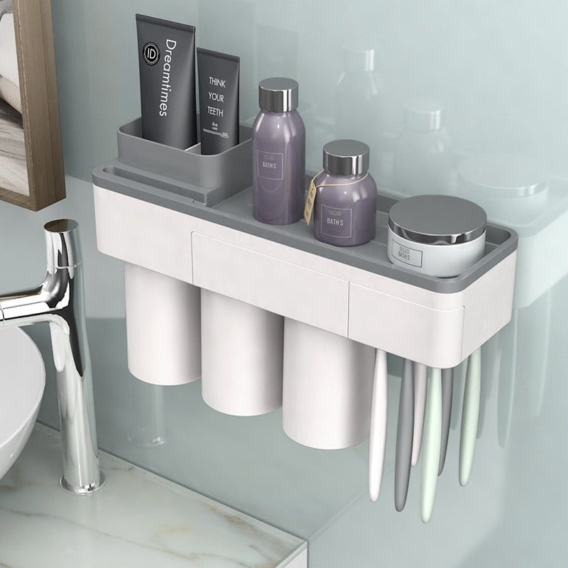 BATHROOM TOOTHBRUSH HOLDER & ACCESSORY ORGANIZER - MTR210