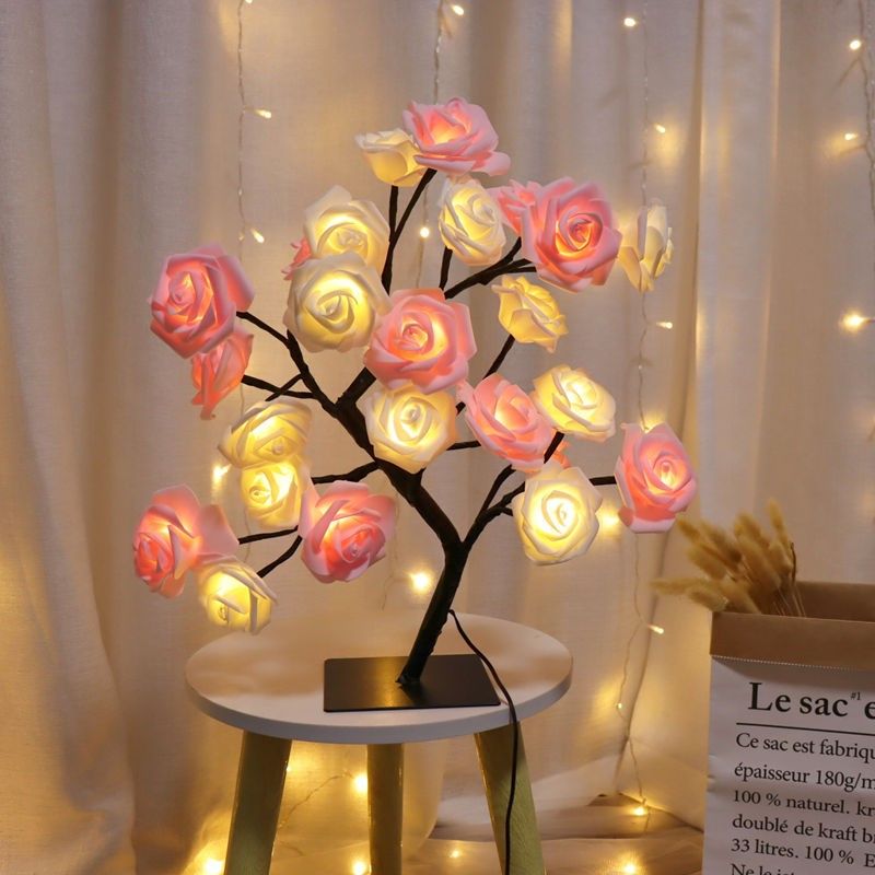 Bedroom Room Rose Tree Lamp Decoration - MTR210