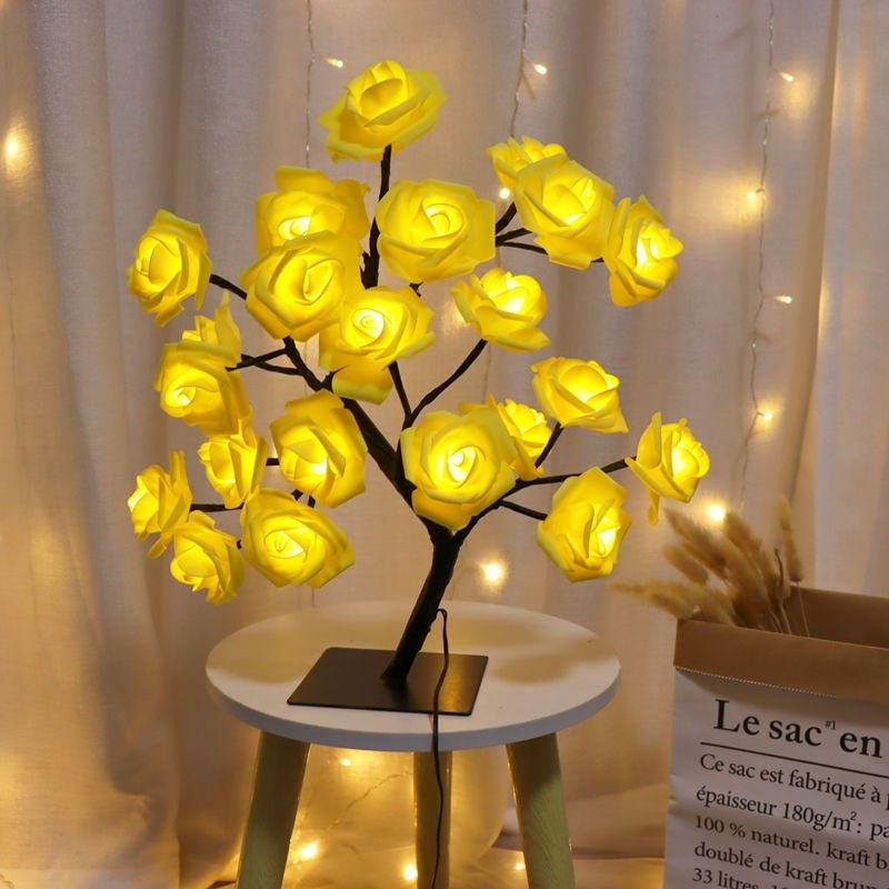 Bedroom Room Rose Tree Lamp Decoration - MTR210