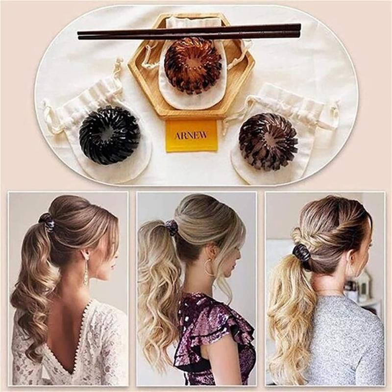 Bird’s Nest Plate Hairpin - MTR210