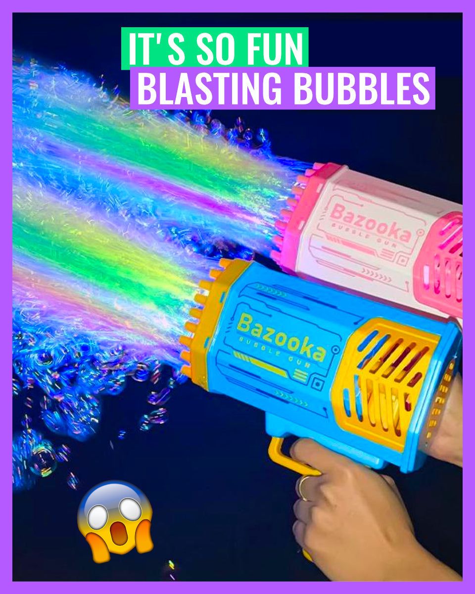 BubbleBlast - Bazooka Boom Bubble Gun - MTR210