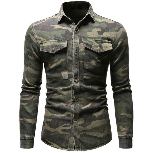 Camouflage Denim Shirt - MTR210