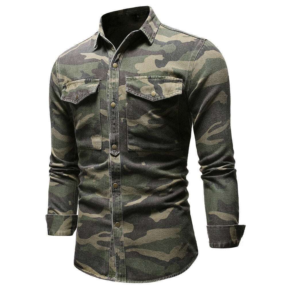 Camouflage Denim Shirt - MTR210