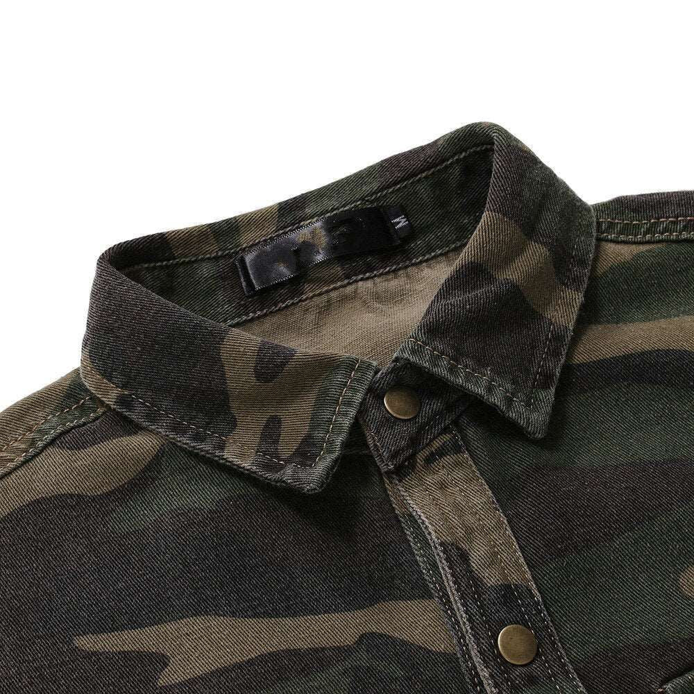 Camouflage Denim Shirt - MTR210