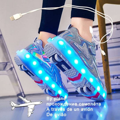 Children Luminous Glider Sneakers - MTR210