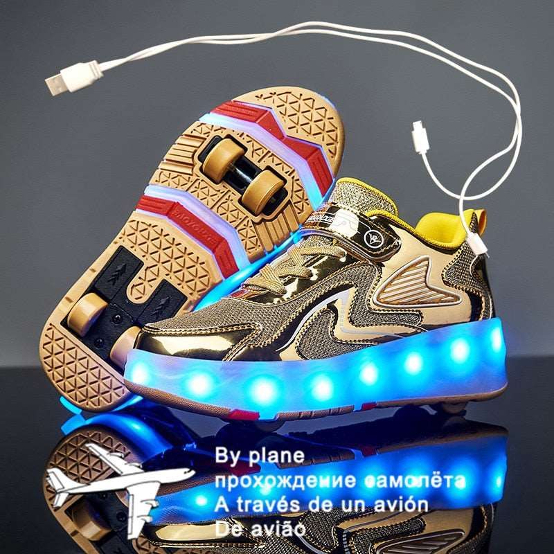 Children Luminous Glider Sneakers - MTR210