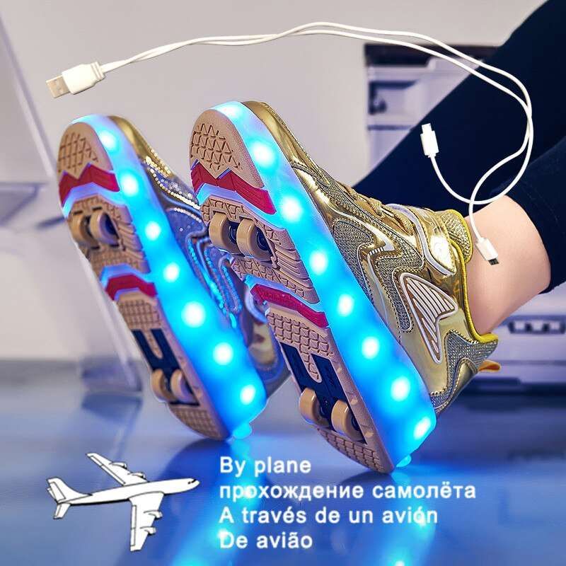 Children Luminous Glider Sneakers - MTR210