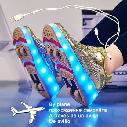 Children Luminous Glider Sneakers - MTR210