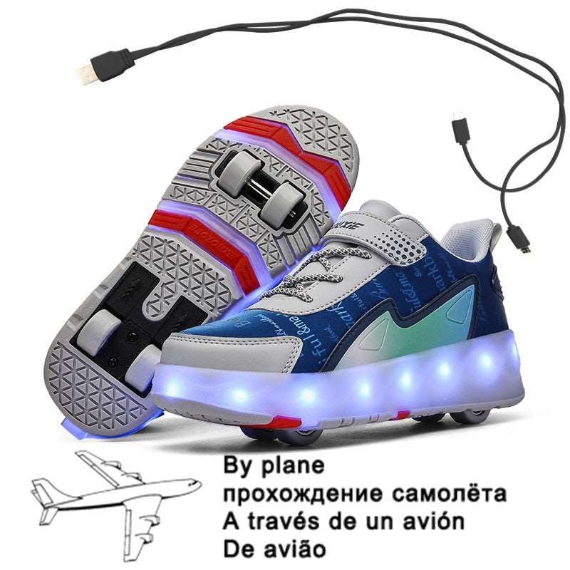 Children Luminous Glider Sneakers - MTR210