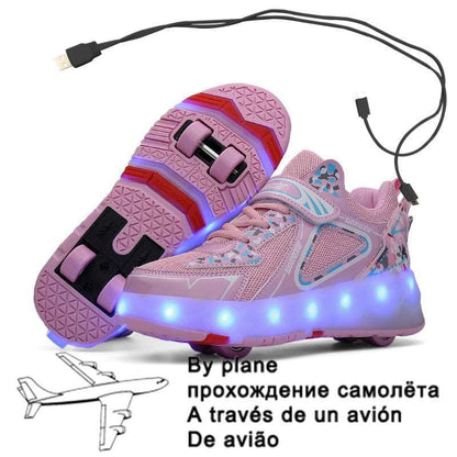 Children Luminous Glider Sneakers - MTR210