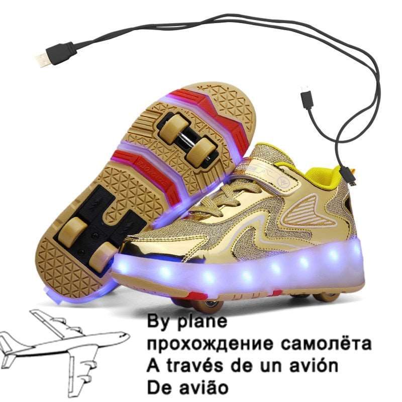 Children Luminous Glider Sneakers - MTR210