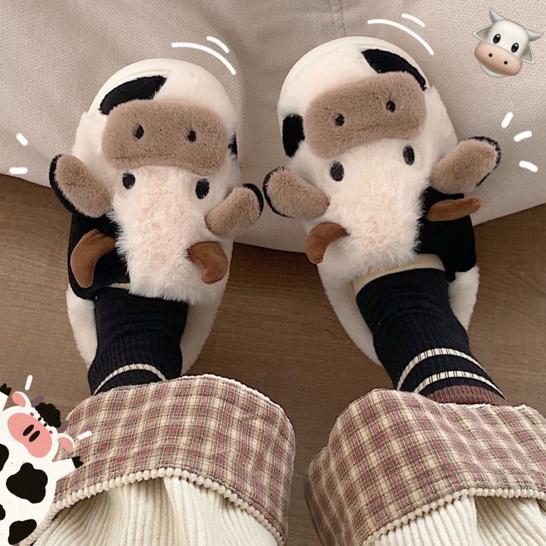 Cozy Cow Slippers For Women & Girls - MTR210