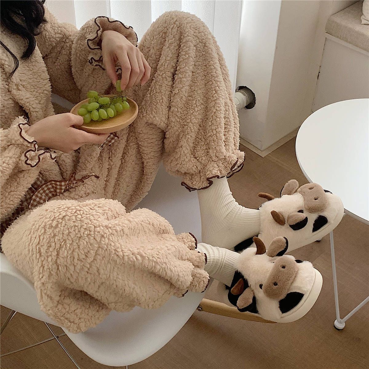 Cozy Cow Slippers For Women & Girls - MTR210