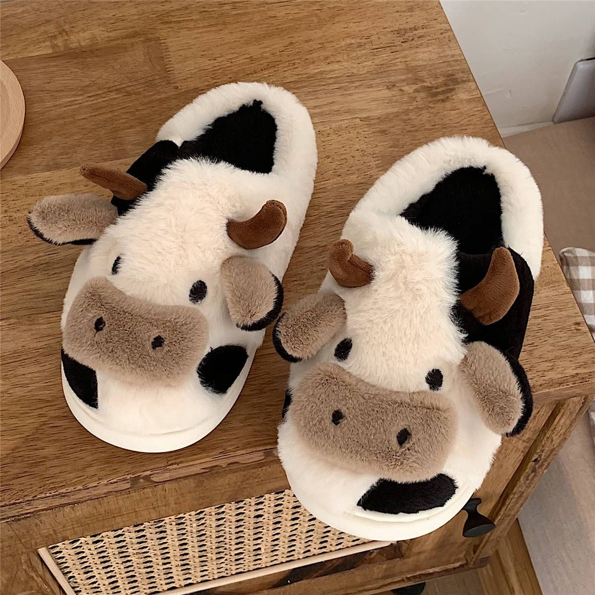 Cozy Cow Slippers For Women & Girls - MTR210