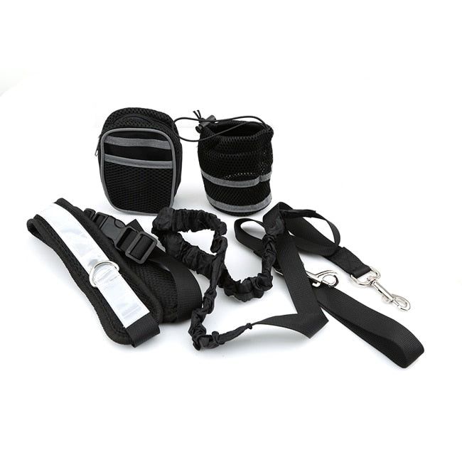 ELASTIC HANDS-FREE DOG LEASH SET - MTR210