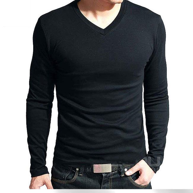 Elastic Long Sleeve V-Neck - MTR210