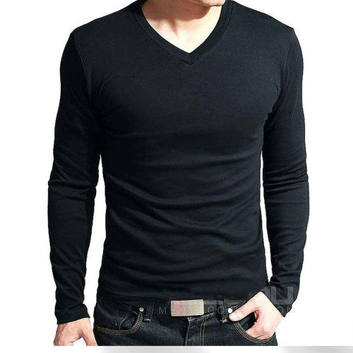 Elastic Long Sleeve V-Neck - MTR210