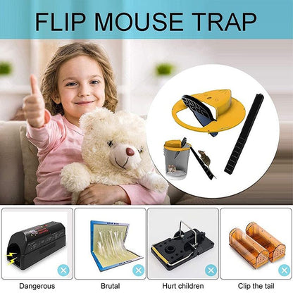 FLIP-N-SLIDE BUCKET LID MOUSE TRAP - MTR210