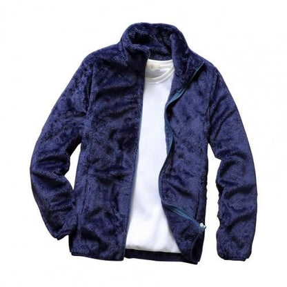 Fleece  Double Sided Zipup Jacket - MTR210