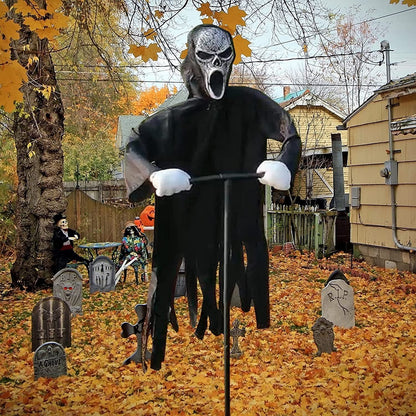 Garden Ghostface Scream Scarecrow