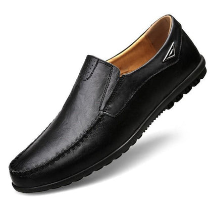 Genuine Leather Mens Moccasin Shoes - MTR210