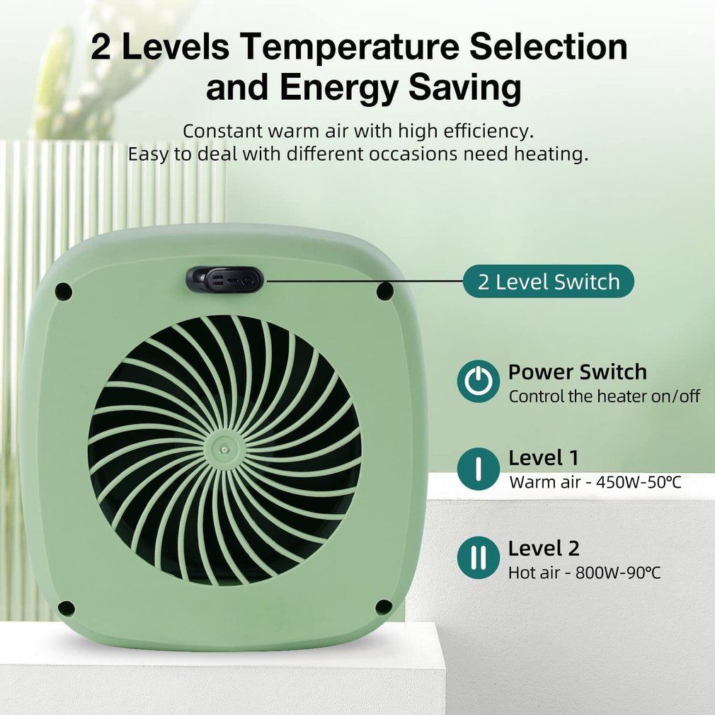 HeatPod - Portable Desktop Personal Electric Heater - MTR210