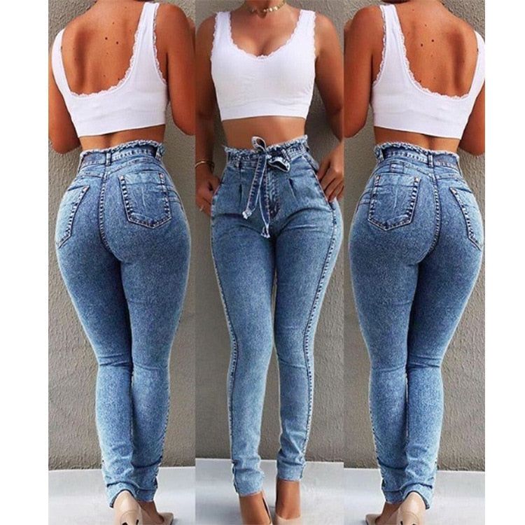 High Waist Jeans - MTR210