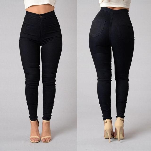 High Waist Skinny Jeans - MTR210