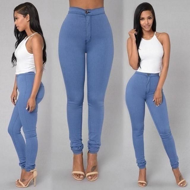 High Waist Skinny Jeans - MTR210