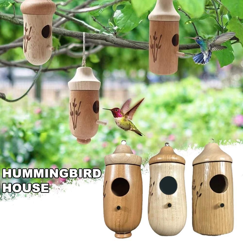 HumPod - Wooden Hummingbird House - MTR210