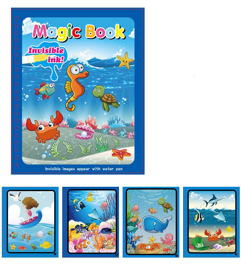 Kids Toy Magic Water Coloring Book - MTR210