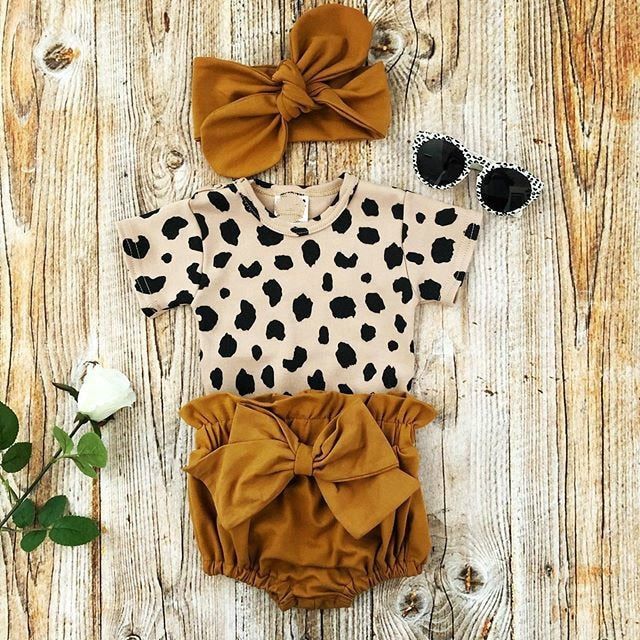 Leopard print baby set - MTR210