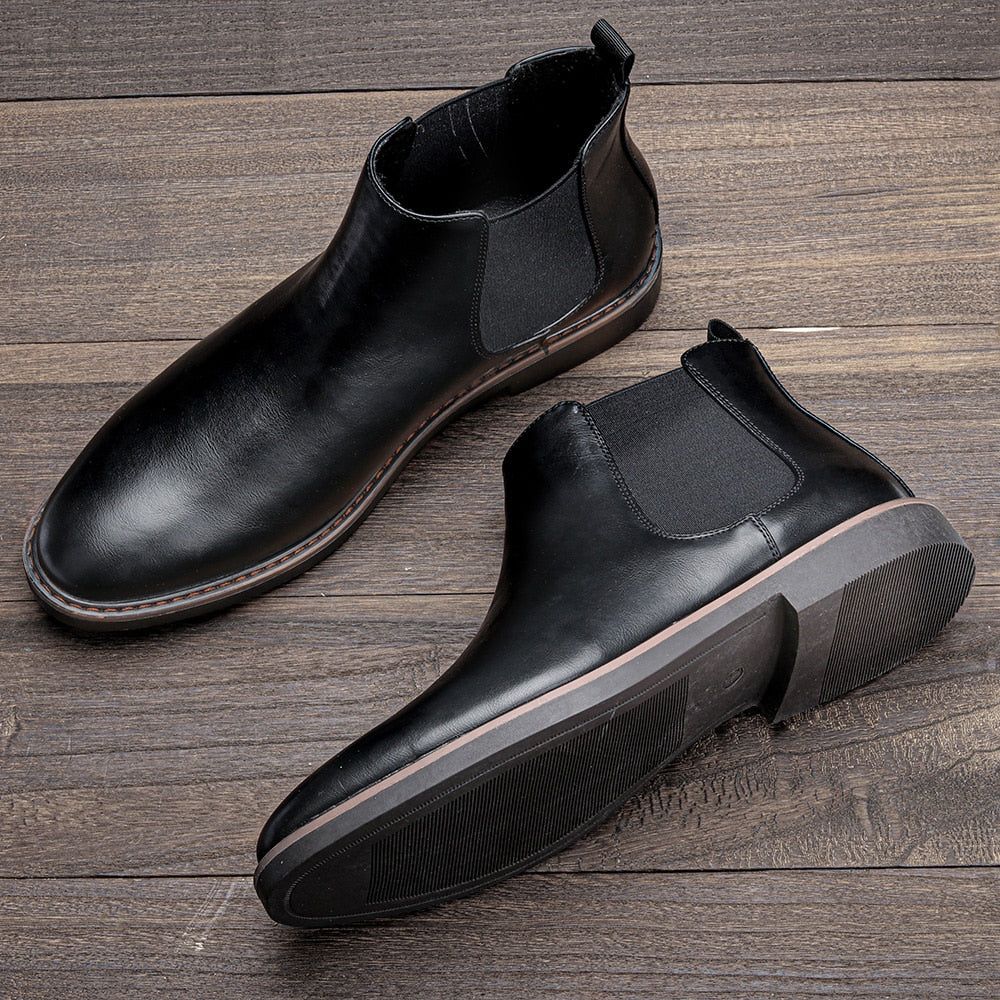 Men Leather Ankle Boots - MTR210