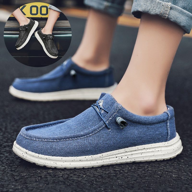 Men Loafers Fashion Canvas Shoes - MTR210