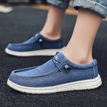 Men Loafers Fashion Canvas Shoes - MTR210