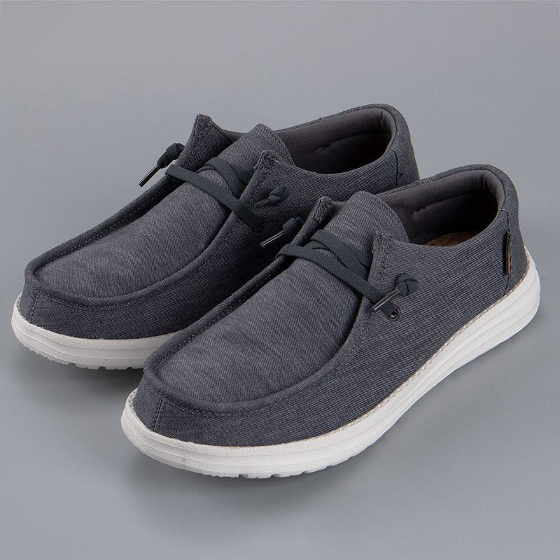 Men Loafers Fashion Canvas Shoes - MTR210