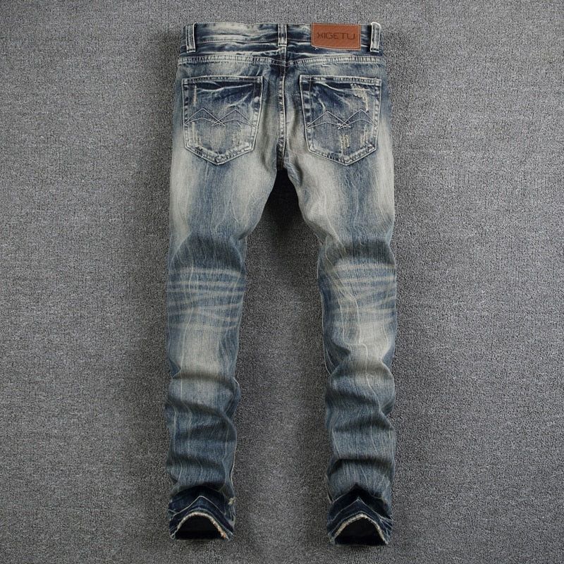 Mens Destroyed Ripped Jeans - MTR210