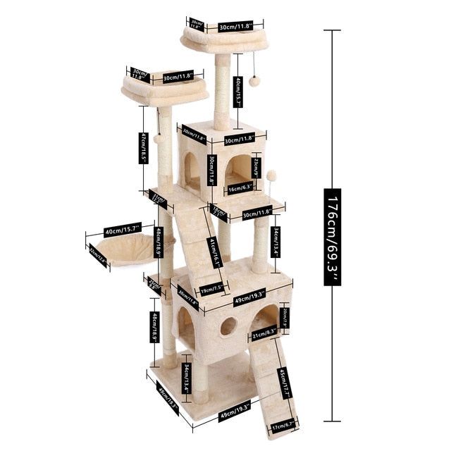 Multi-level Cat Tower - MTR210