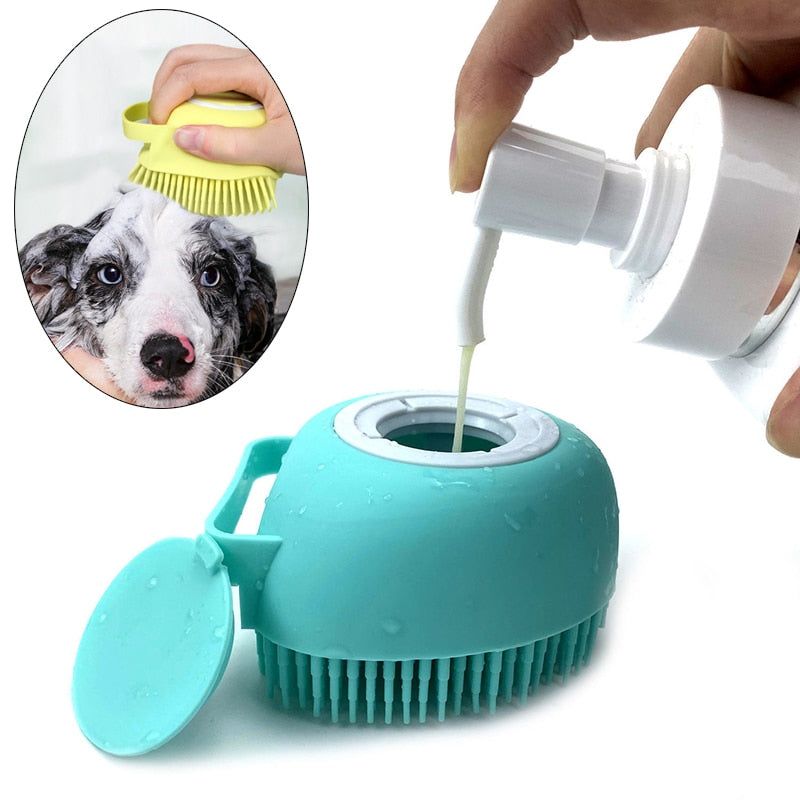 Pet Bath Massage Gloves Brush - MTR210