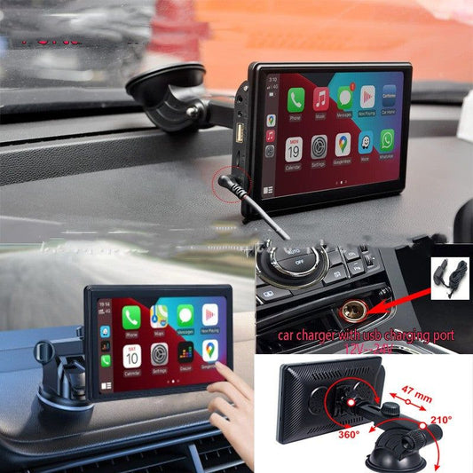 Portable IPS Car Smart Screen Wireless Projection Screen Carplay Android AUTO - MTR210