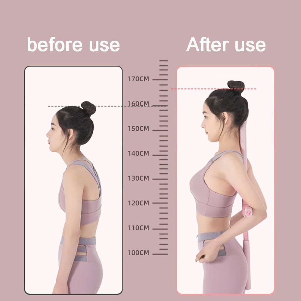 PosturePilot - Back Straightener Posture Corrector Yoga Stick - MTR210