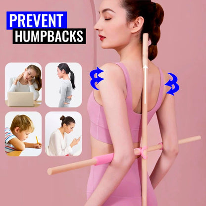 PosturePilot - Back Straightener Posture Corrector Yoga Stick - MTR210