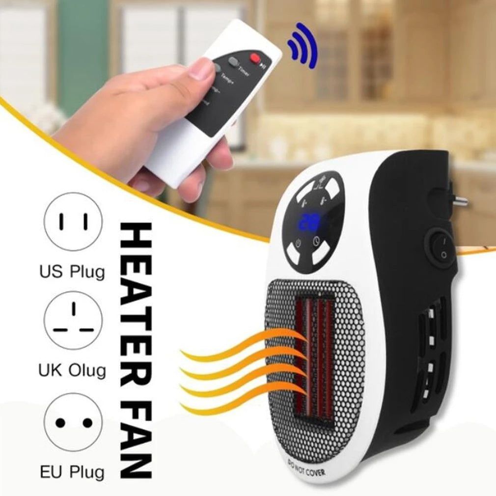 The HandyHeater- Mini Electric Heater w/ Remote - MTR210