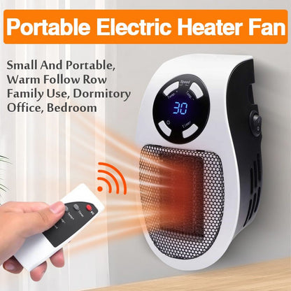 The HandyHeater- Mini Electric Heater w/ Remote - MTR210