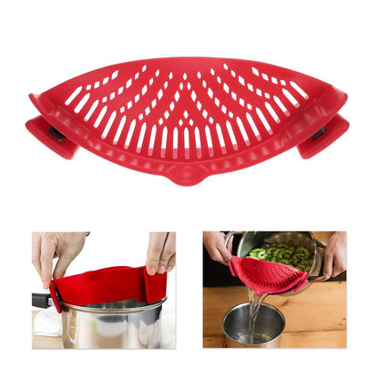 SILICONE CLIP ON POT STRAINER - MTR210