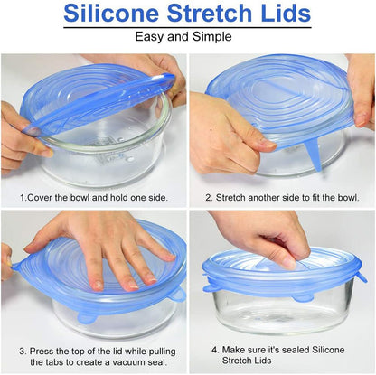 SILICONE FOOD COVERS SET - MTR210